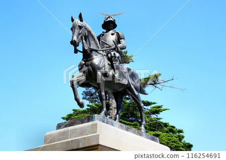 Watching over the city of trees, Sendai, from Aoba Castle... "Statue of Date Masamune on Horseback" Watching over the city of trees, Sendai, from Aoba Castle... "Statue of Date Masamune on Horseback" 116254691