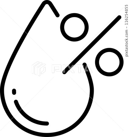 代表降水機率的水滴圖標 代表降水機率的水滴圖標 116254855