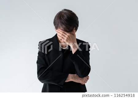 高級婦女喪服肖像 高級婦女喪服肖像 116254918