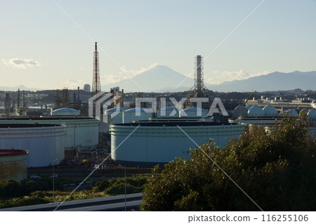 Sankeien Garden, View from Shofukaku, Industrial Area 116255106