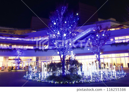 Tsujido Station night view 116255386