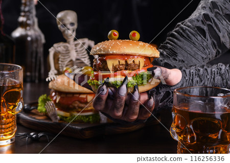 Halloween Monster Burger Halloween Monster Burger 116256336