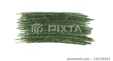 Green Wax Crayon Strokes Isolated on White. Hand Drawn Pastel Chalk Stripes Background. Green Wax Crayon Strokes Isolated on White. Hand Drawn Pastel Chalk Stripes Background. 116256931