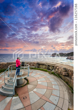 Lookout at Lindesnes Lighthouse in Norway 116257166