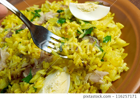 Scottish dish - Kedgeree Scottish dish - Kedgeree 116257171