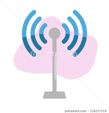 Wifi internet icon in comic style, Wifi router icon cartoon vector Wifi internet icon in comic style, Wifi router icon cartoon vector 116257319