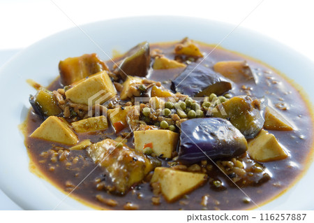 Mapo tofu with eggplant Mapo tofu with eggplant 116257887