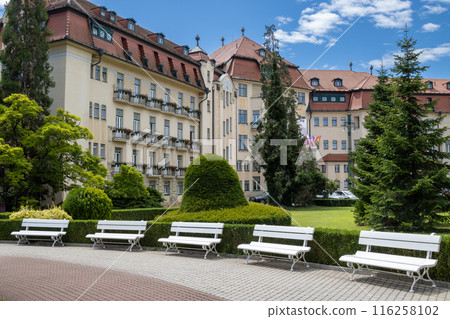 Architechture and a park, Piestany, Slovakia Architechture and a park, Piestany, Slovakia 116258102