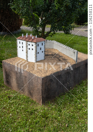 Castle Zniev in Miniatures Park, Podolie, Slovakia Castle Zniev in Miniatures Park, Podolie, Slovakia 116258111