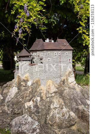 Castle Hricov in Miniatures Park, Podolie, Slovakia 116258113
