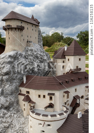 Orava castle in Miniatures Park, Podolie, Slovakia Orava castle in Miniatures Park, Podolie, Slovakia 116258135