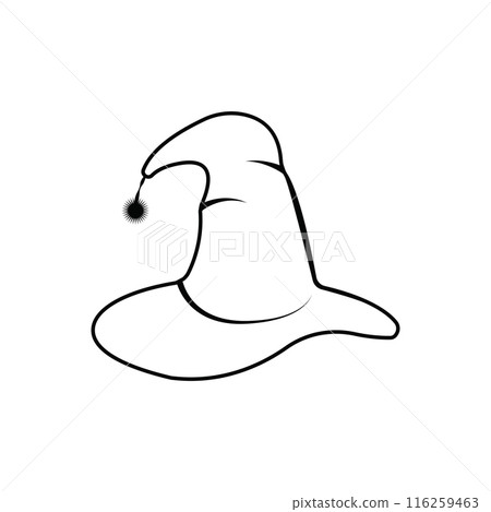 Wizard cap character logo Wizard cap character logo 116259463
