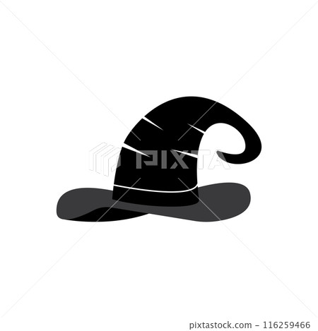Wizard cap character logo 116259466