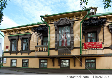 Beautiful wooden building Beautiful wooden building 116261023