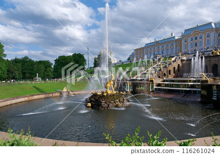 Grand cascade .Peterhof Palace Grand cascade .Peterhof Palace 116261024