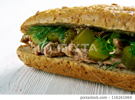Italian Beef Sandwich Italian Beef Sandwich 116261069