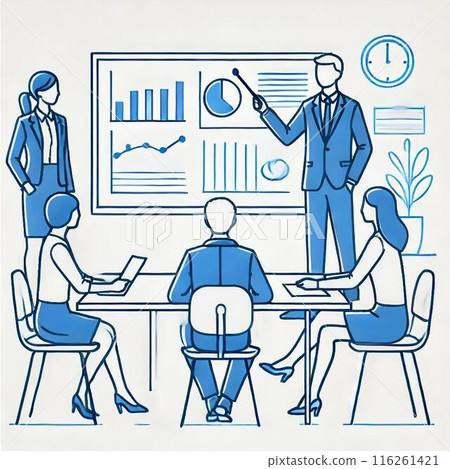 This is an illustration image that can be used in various business situations. 116261421