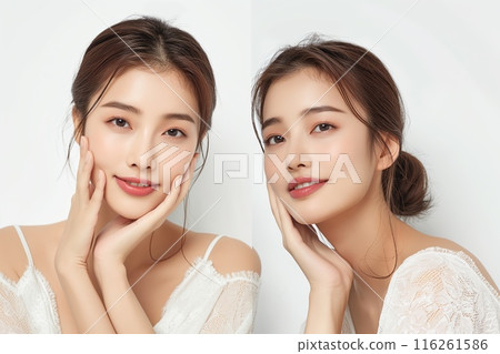 Beauty Asian women spa skin healthy Beauty Asian women spa skin healthy 116261586