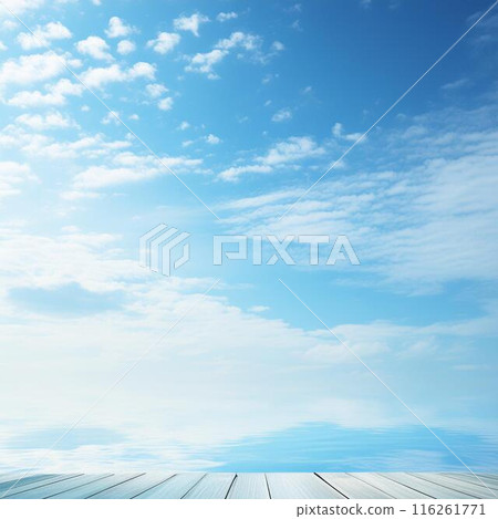 White sand beach and blue sea 116261771