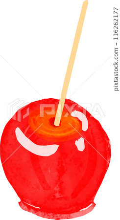 Illustration of apple casket 116262177