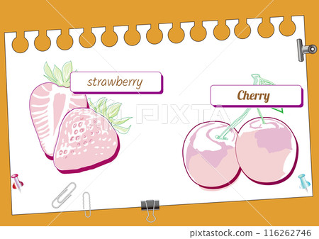 Strawberry, Cherry 116262746