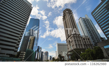 The streets of the skyscrapers of Jakarta, the capital of Indonesia. The streets of the skyscrapers of Jakarta, the capital of Indonesia. 116262980