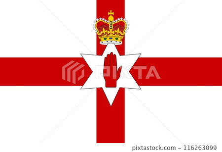 Northern Ireland flag illustration vector design 116263099