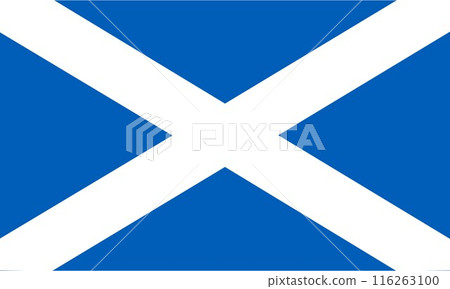 Scotland flag illustration vector design Scotland flag illustration vector design 116263100