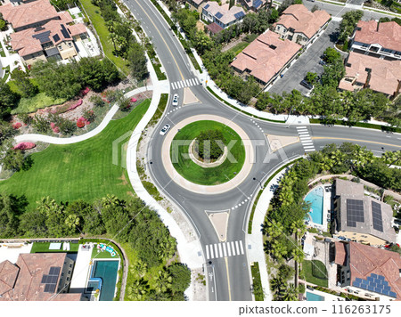 Aerial view of identical condominium houses in Lake Forest, California Aerial view of identical condominium houses in Lake Forest, California 116263175
