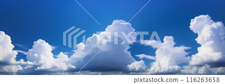 壯觀的夏季雲圖（楚姆雲、積雨雲） 116263658