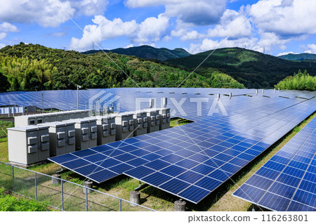 太陽能電池板和變電站設備 116263801