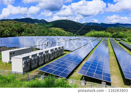 太陽能電池板和變電站設備 116263803