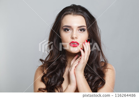 Beautiful woman with perfect make-up Beautiful woman with perfect make-up 116264486