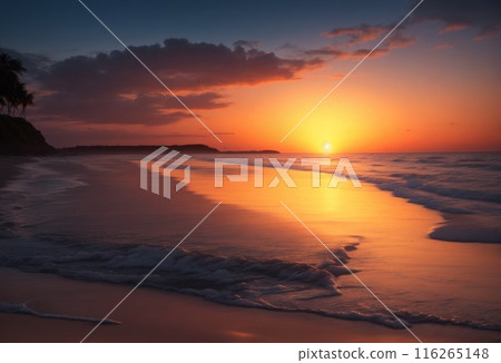 sunset at the beach sunset at the beach 116265148