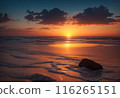 sunset at the beach 116265151