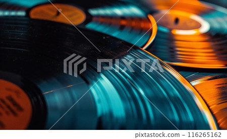 Vinyl records, timeless retro 116265162