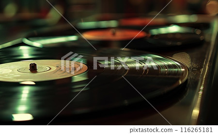 Retro vinyl records, an enduring classic 116265181