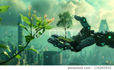 Fixing the world by collaborating between humans and robots to revitalize the ecosystem 116265433