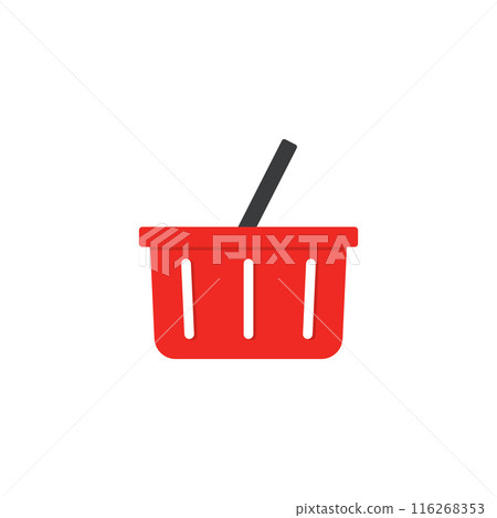 Vector Shopping Basket Logo Icon 116268353