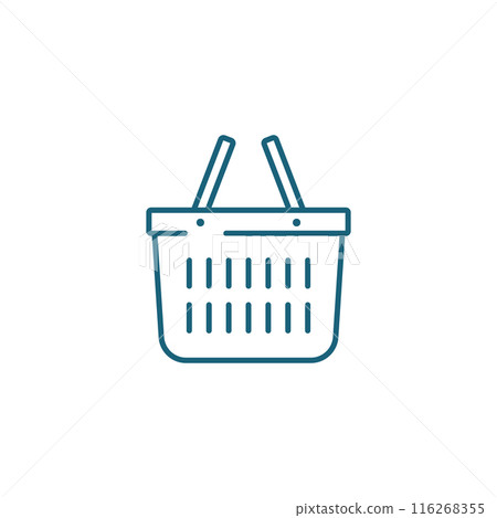 Vector Shopping Basket Logo Icon Vector Shopping Basket Logo Icon 116268355