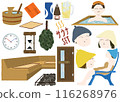 Sauna material collection 116268976