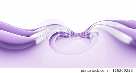 Abstract purple and white wave 360 panorama environment map vr environment map 116269228
