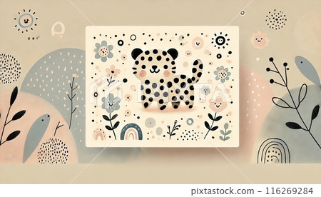 Seamless hand drawn background illustration 116269284
