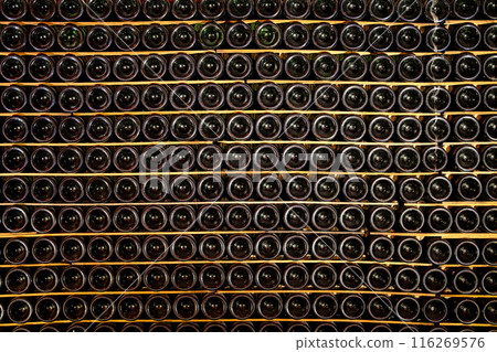 Bottom of wine bottle Bottom of wine bottle 116269576