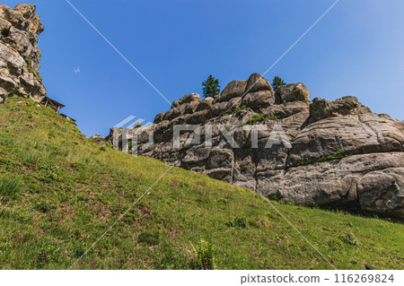 Tustan archeological, natural monument of national significance in Urych Ukraine Tustan archeological, natural monument of national significance in Urych Ukraine 116269824