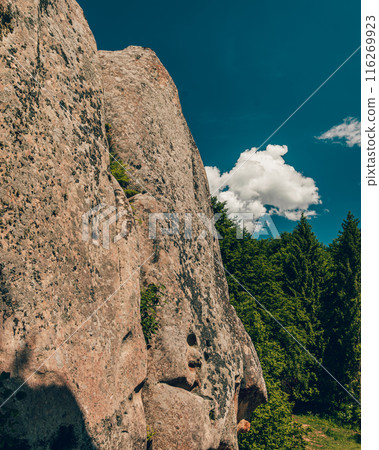 Tustan archeological, natural monument of national significance in Urych Ukraine 116269923