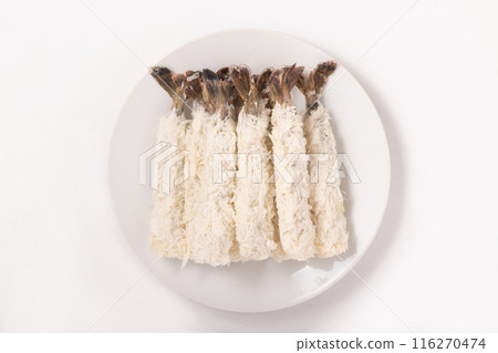 [Indonesia] Frozen Black Tiger Shrimp Fried 116270474