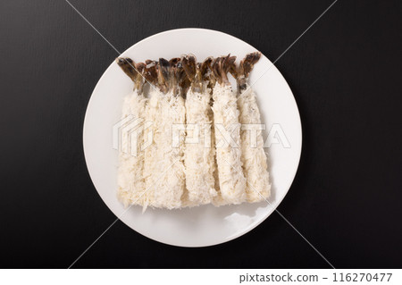 [Indonesia] Frozen Black Tiger Shrimp Fried 116270477