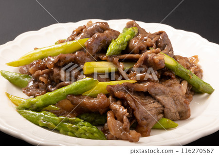 生蠔牛肉蘆筍炒 116270567