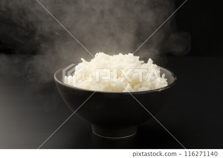 飯碗,剛煮熟的蒸汽 飯碗,剛煮熟的蒸汽 116271140